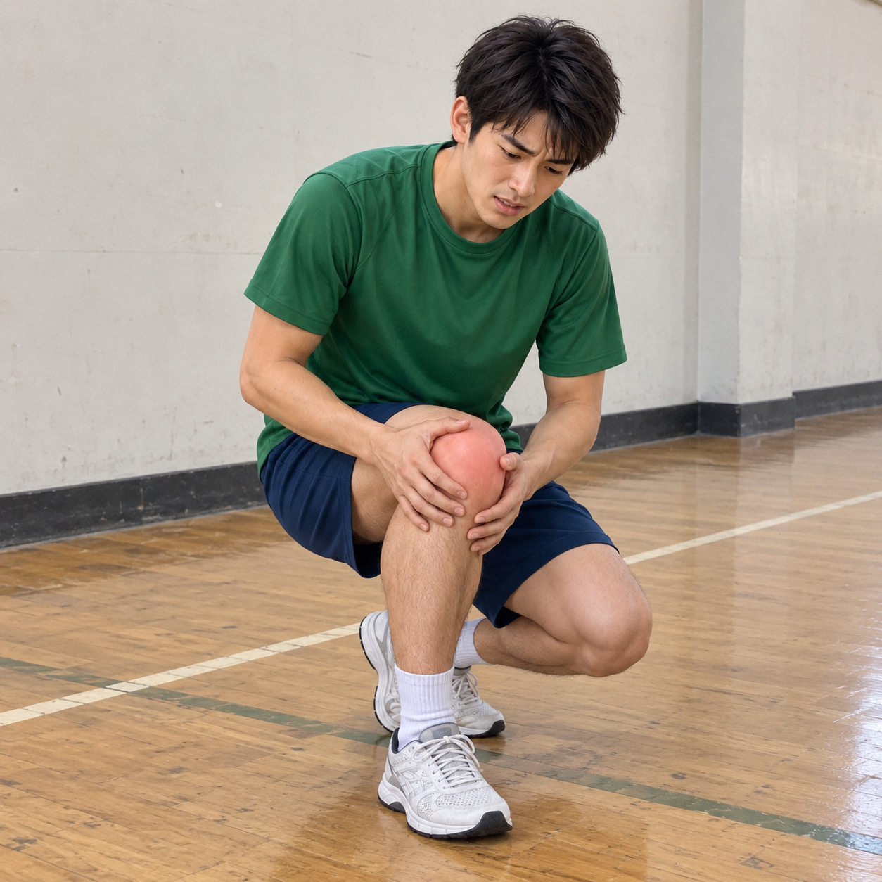 ランニングやスポーツ中に膝の痛みを感じる人